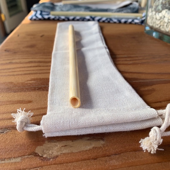 🎉HP🌱REUSABLE ECO FRIENDLY BAMBOO SMOOTHIE STRAWS - Picture 3 of 8